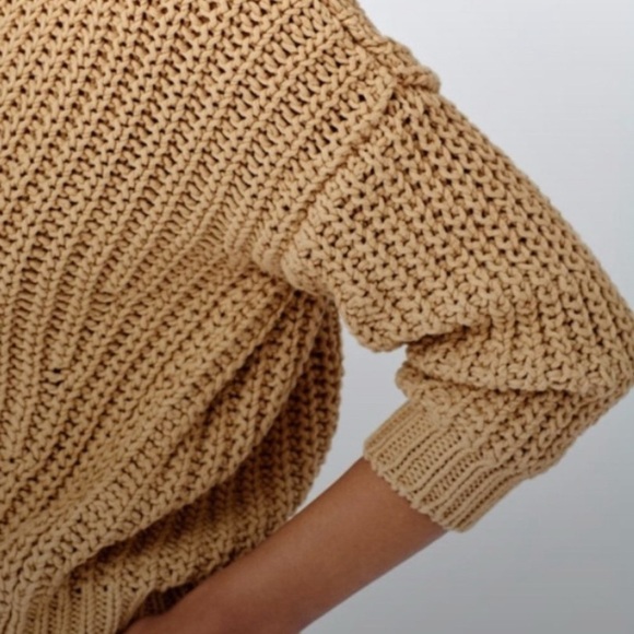 BABAA Cotton Sweater Pullover Natural #18 - Picture 3 of 9